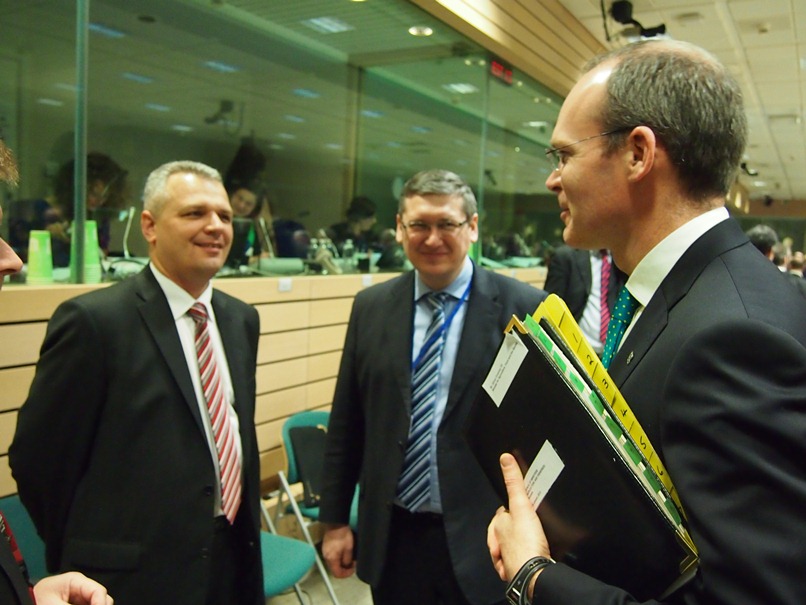 V.Jukna su Airijos  Airijos žemės ūkio ministru S.Coveney