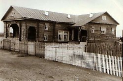 Cinema, built by deported Lithuanians in 1952 in Siberia 