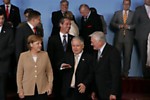 Kanclerė Angela Merkel, Prezidentas Lech Kaczynski, Prezidentas Valdas Adamkus