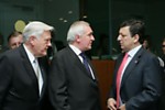 President Valdas Adamkus, Prime Minister Bertie Ahern, President of the European Commission Jose Mauel Barroso