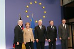 Prezidentas Valdas Adamkus, Kanclerė Angela Merkel,Užsienio reikalų ministras Frank Walter Steinmeier, Premjeras Gediminas Kirkilas, Užsienio reikalų ministras Petras Vaitiekūnas