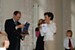 Ambasadorių R. Martikonį sveikina Woluwe mokyklos atstovė